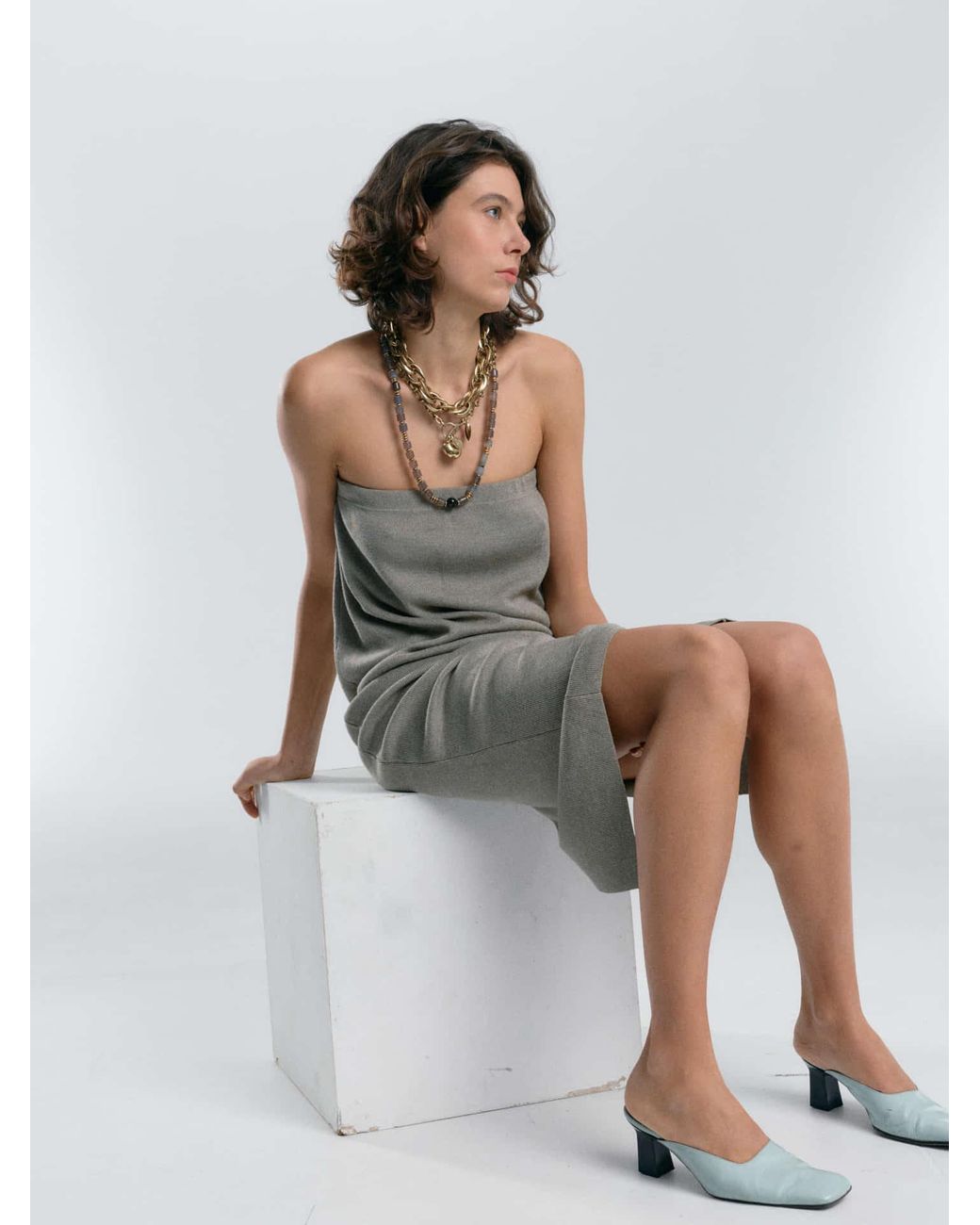 Sita Nevado Metallic Mom Necklace