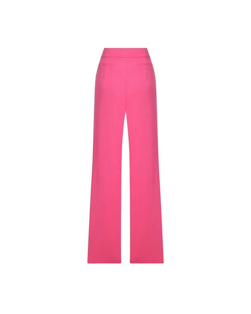 NAZLI CEREN Tina Wide-leg Trousers In Bubble Gum Pink