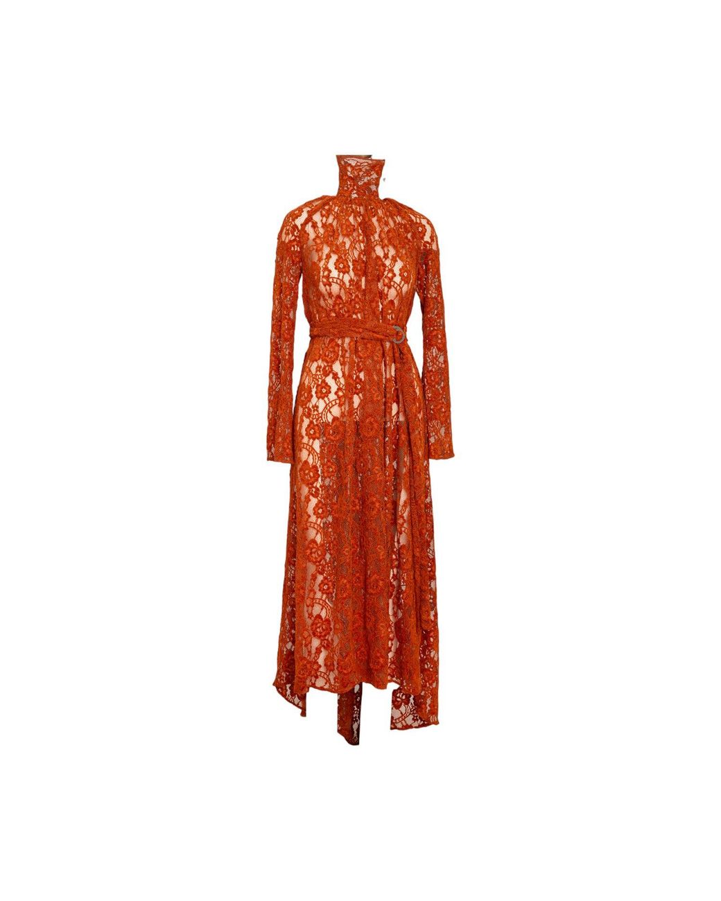 ARTISTA Red Lovers Lace Maxi Dress