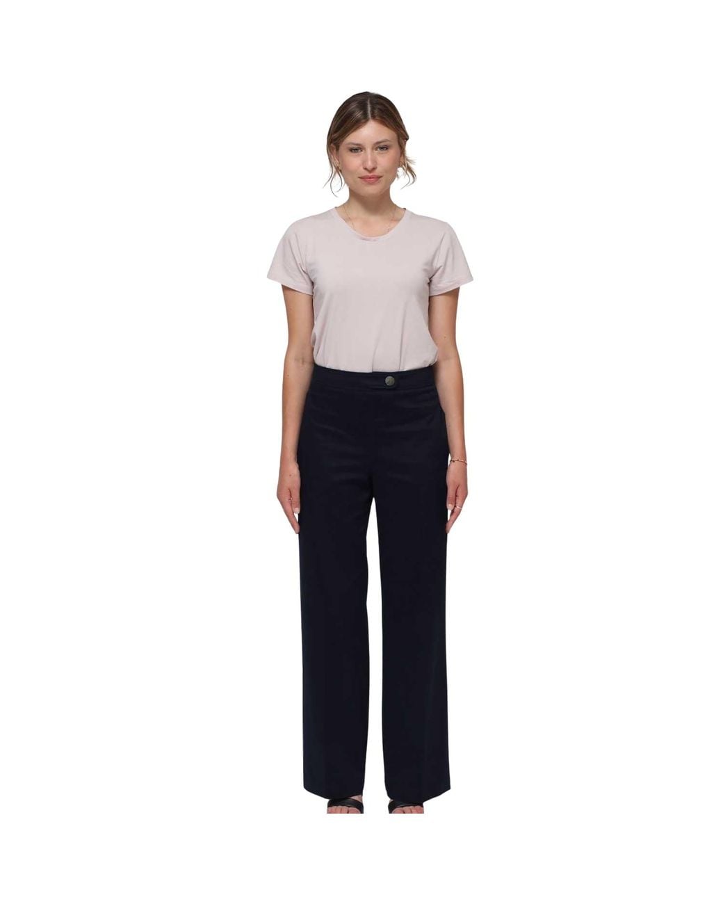 Humans & Land Blue Straight Pants