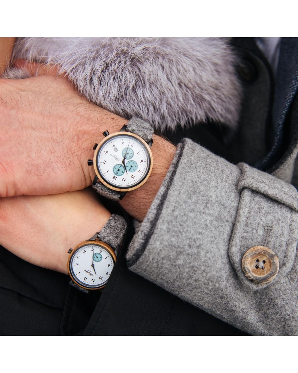 Waidzeit Metallic Gin Ice Chronograph Watch for men