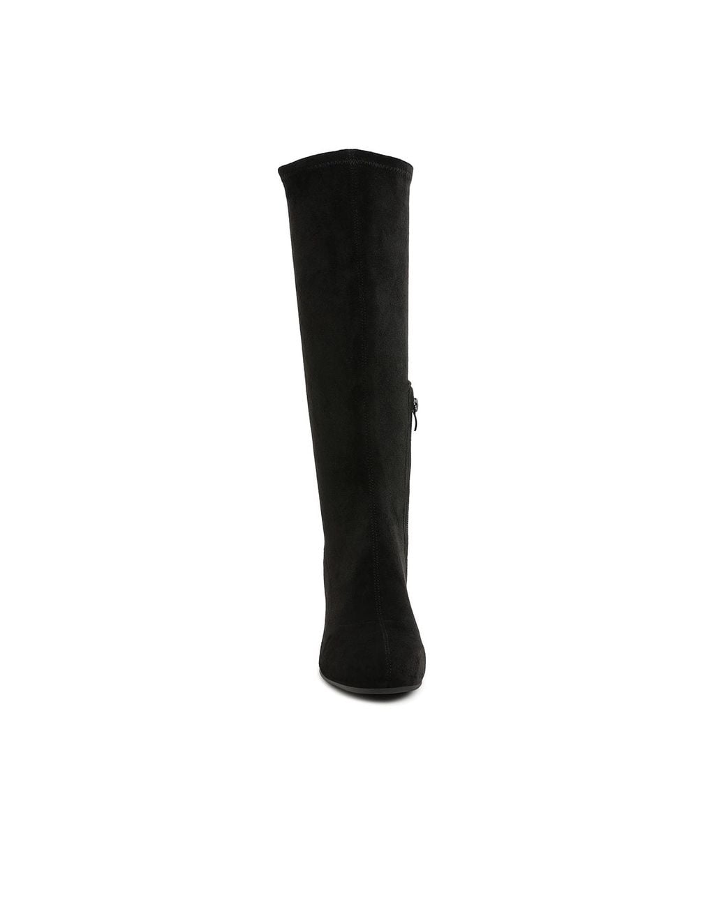 Rag & Co Black Sinaloa Microfiber Knee High Boots