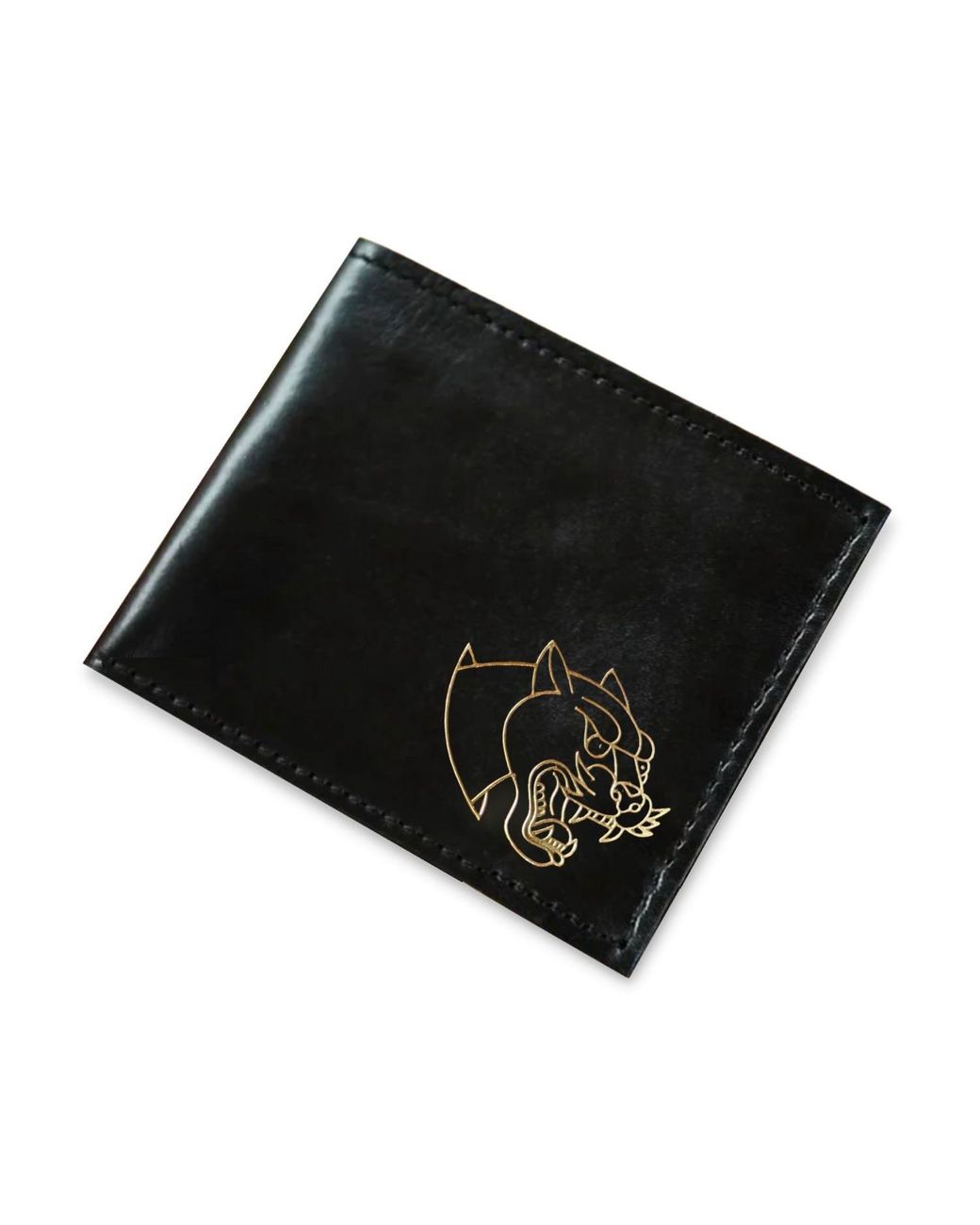VIDA VIDA Black Panther Leather Card Wallet for men