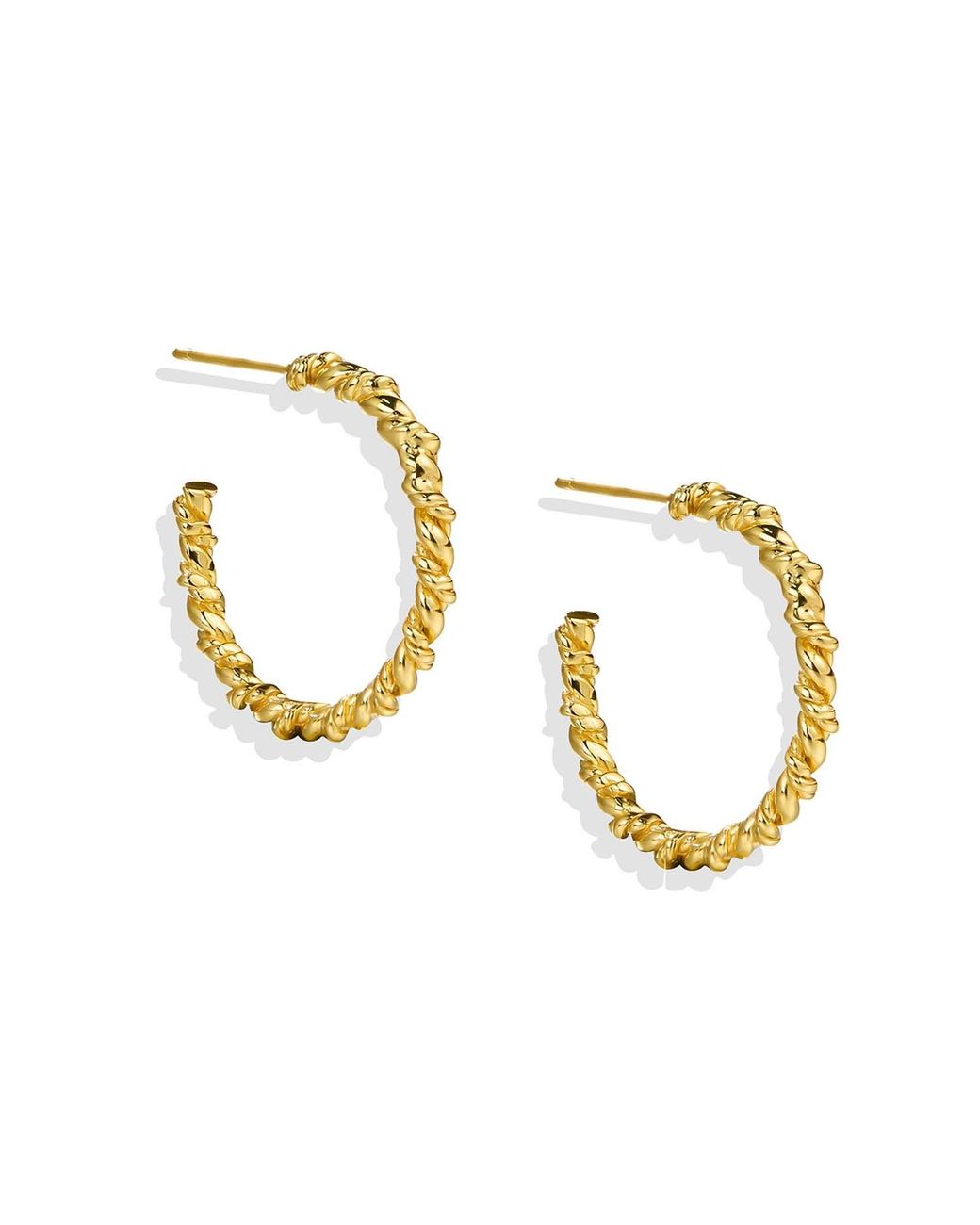 Lait & Lune Metallic Isla Hoop Earrings