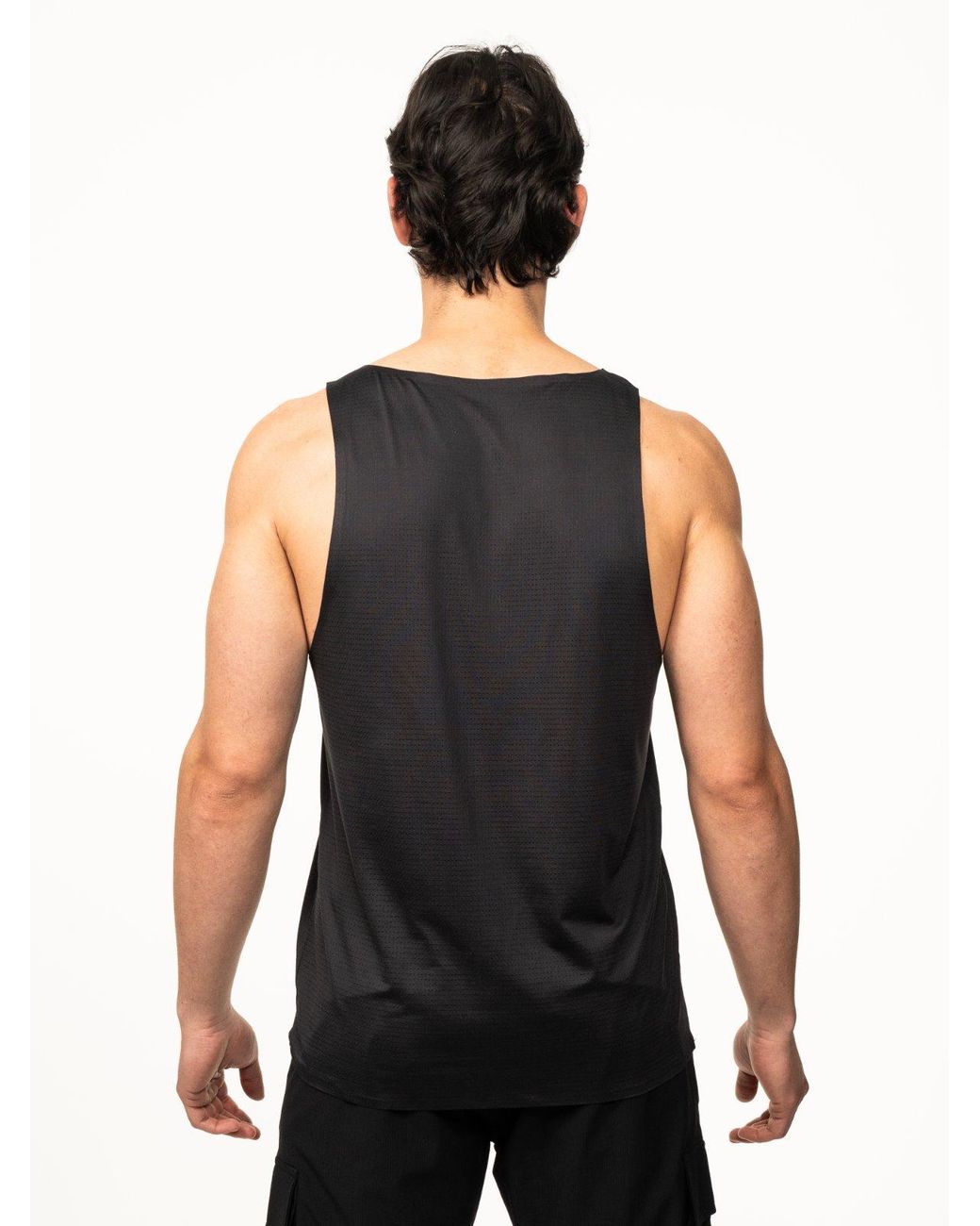 Saved Lab Black Active Tank for men