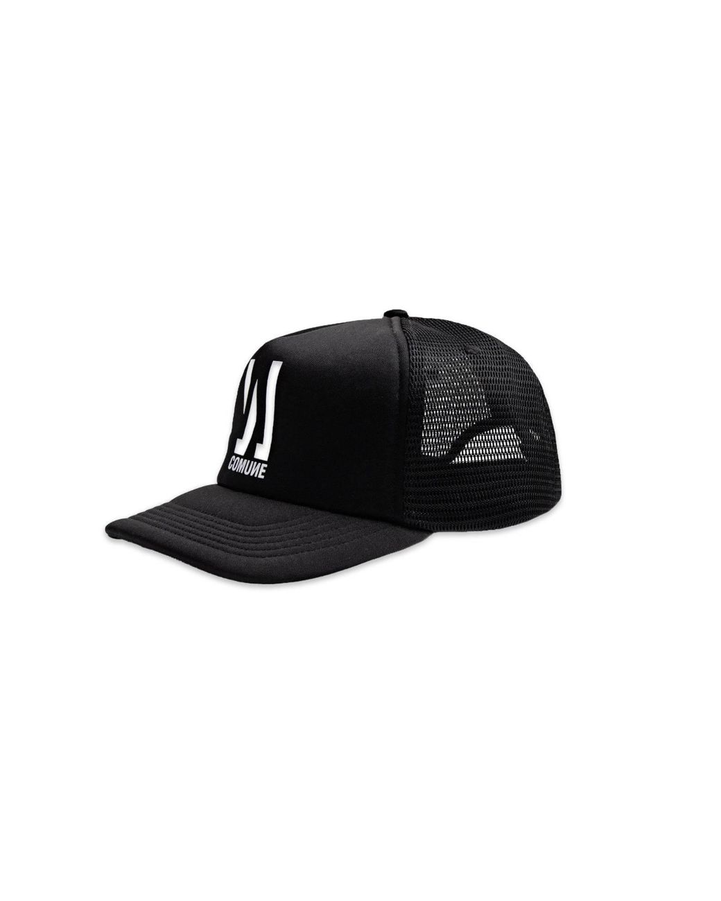 Comune Black Icon Active Trucker Hat for men