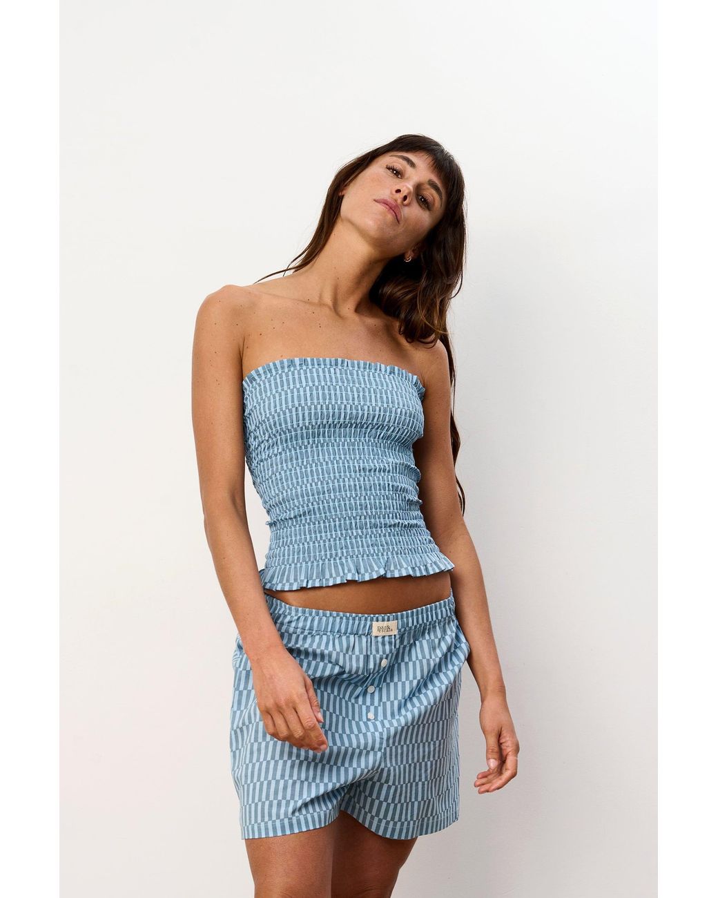 Par & Escala Blue Matilda Top