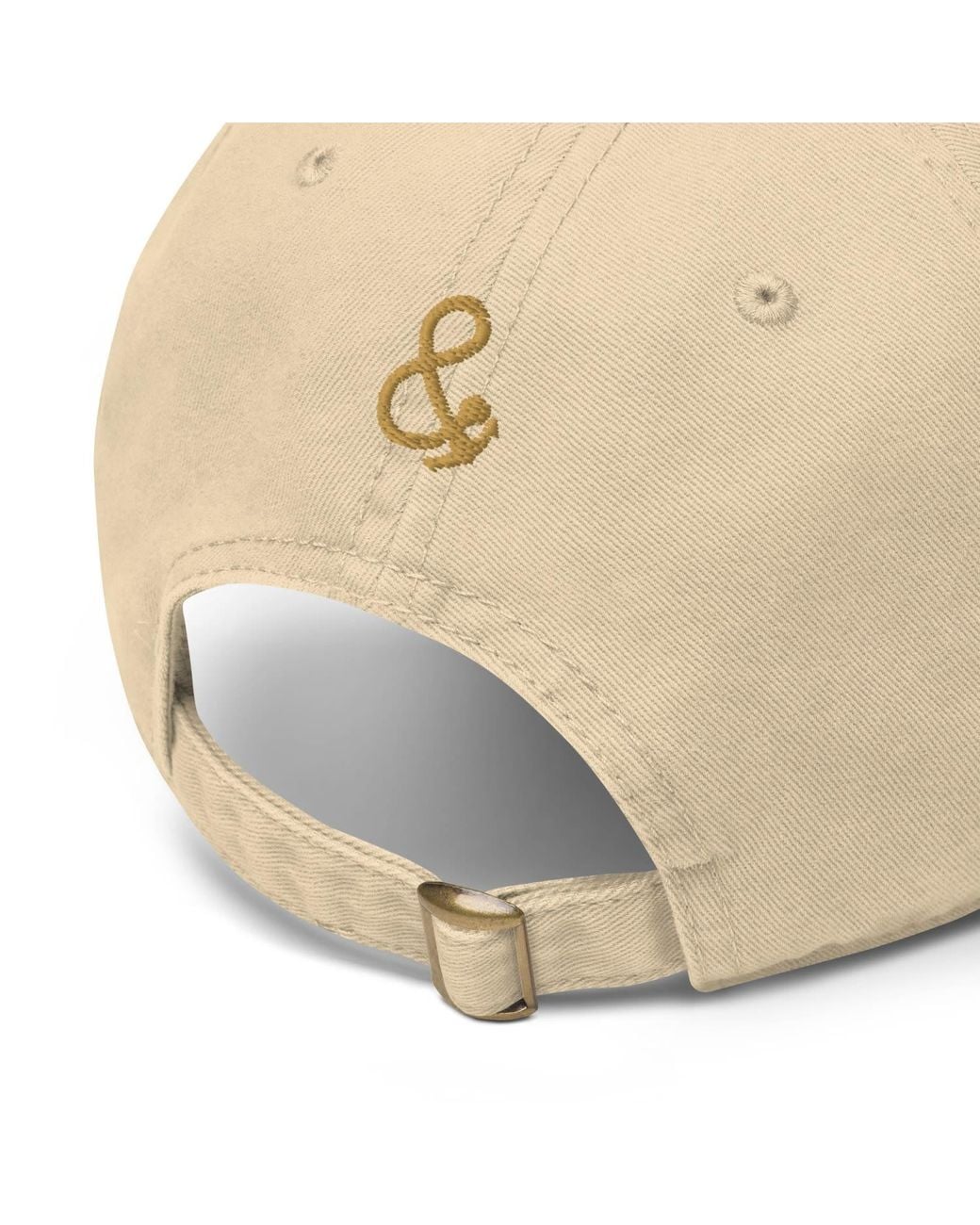 Anchor and Crew Blue Neutrals Natural & Sriracha Slogan Cotton Embroidered Cap