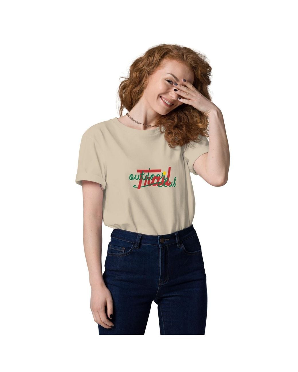 Anchor and Crew Natural Neutrals Desert Dust Outdoor Trail Club Supply Organic Cotton T-Shirt