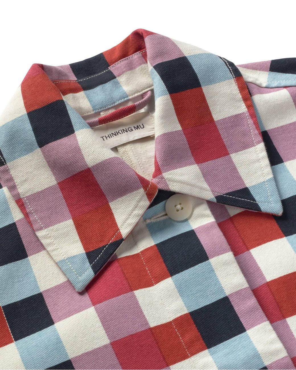 Thinking Mu Red Check Cheshire Astrid Jacket