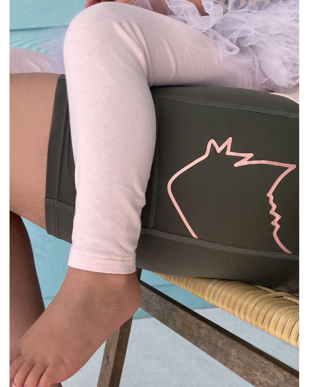 Foxies Green Ultra Comfy Shorts With Built-In Undies Zero Vpl. Stylish Coverage
