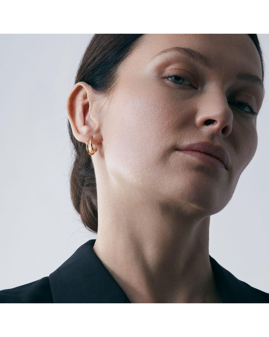 Dinny Hall Metallic Toro Pearl Double Hoops