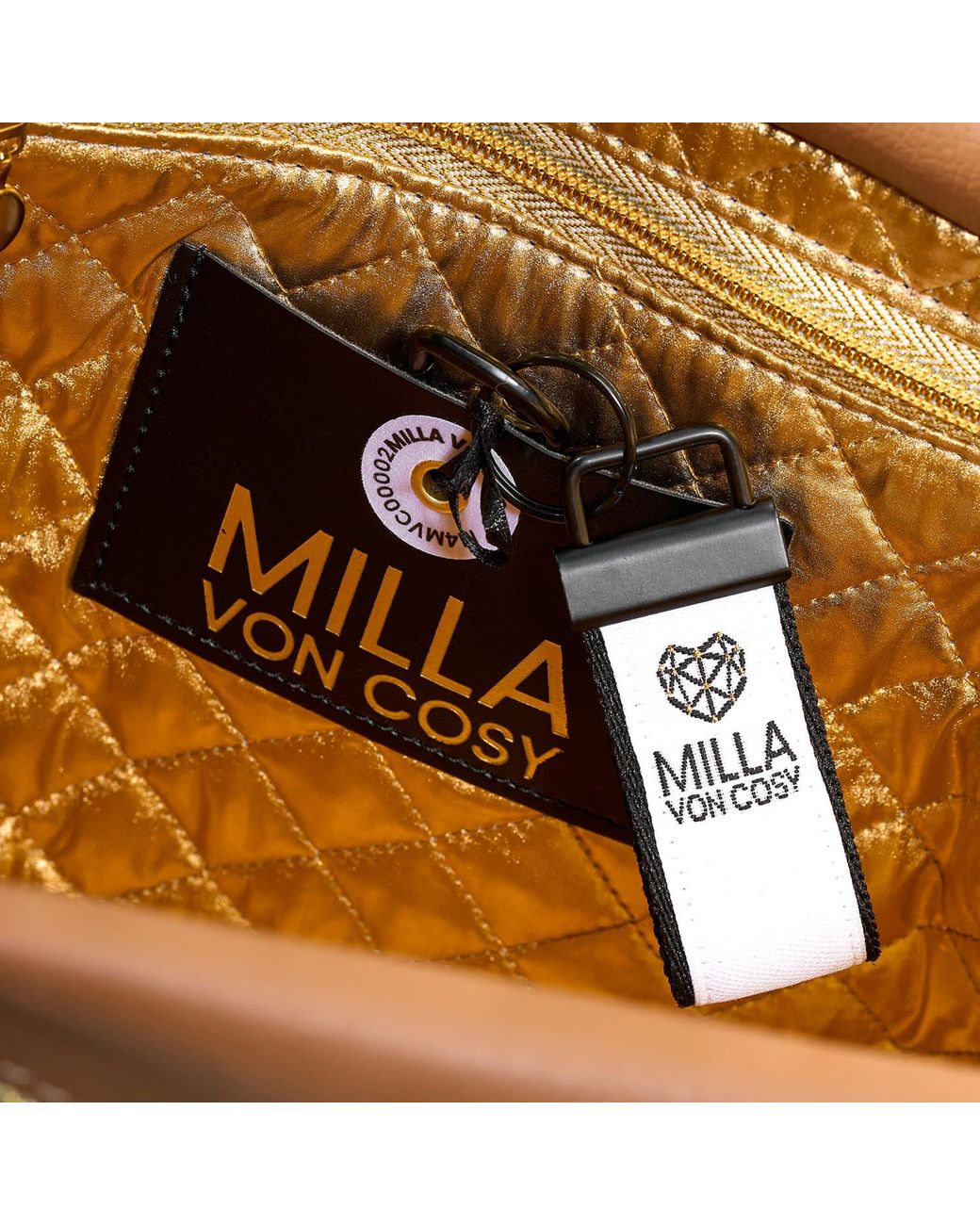 Milla Von Cosy Brown Shoulder Bag Soulmate Cognac