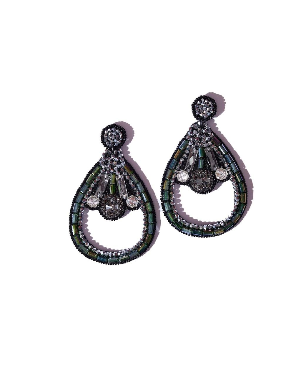 Simitri Black Emerald Mirage Earrings