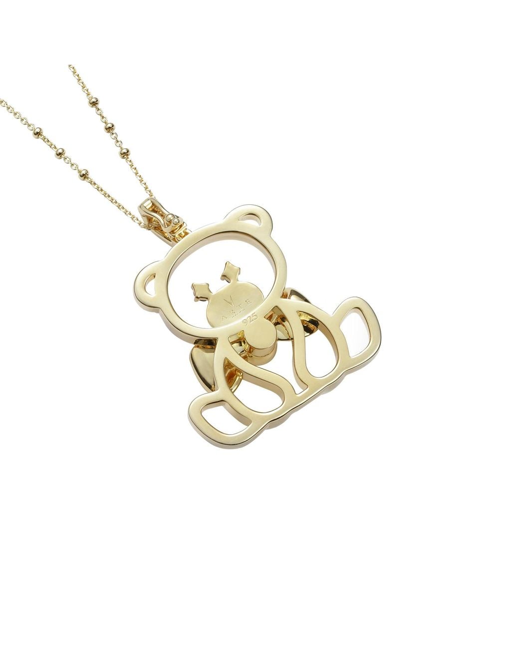 Arte Madrid Metallic Circus Bear Hollow Pendant