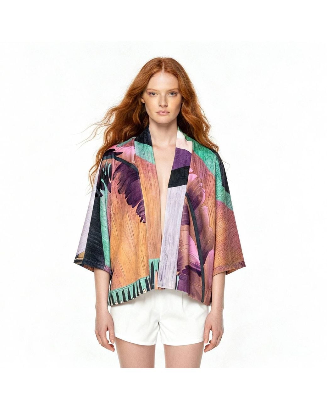 ARTISTA Multicolor Ivy Velvet Cardigan
