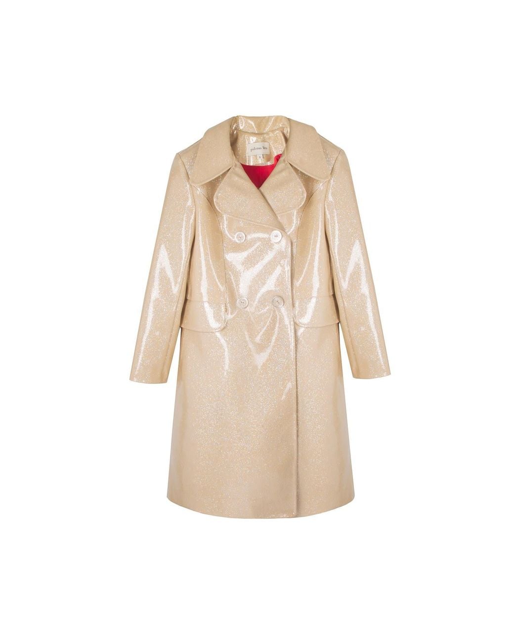 Paloma Lira Natural Neutrals Glitter Nude Coat