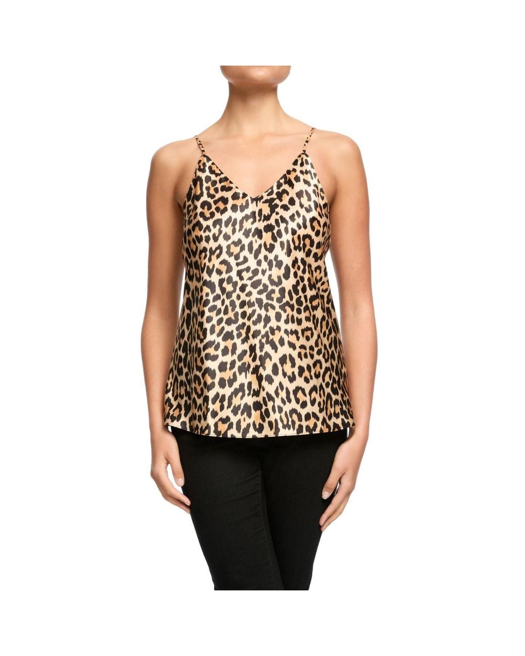 SAINTED SISTERS Brown Stella Animal Camisole