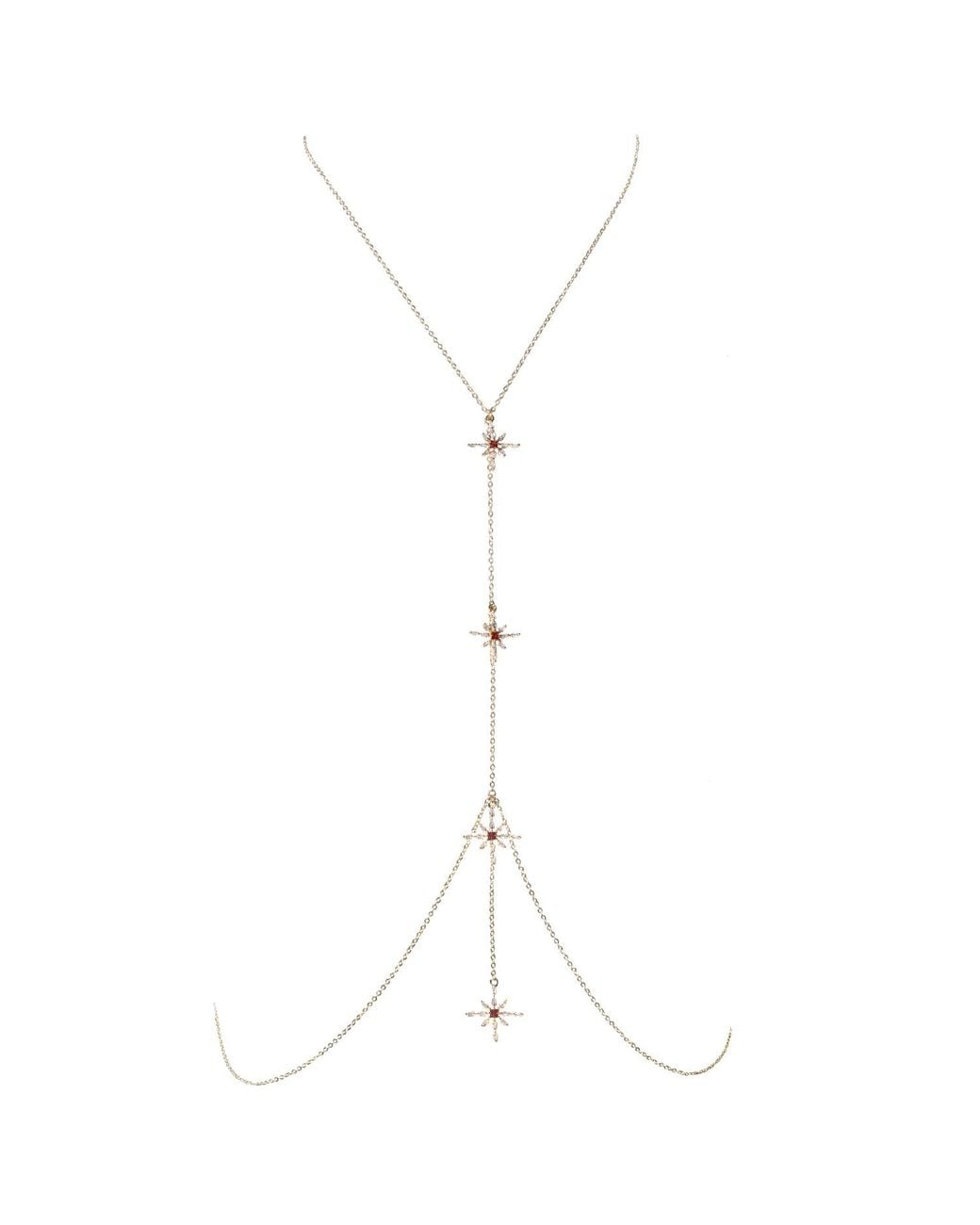 Studio Baloge Metallic Zeva Body Chain