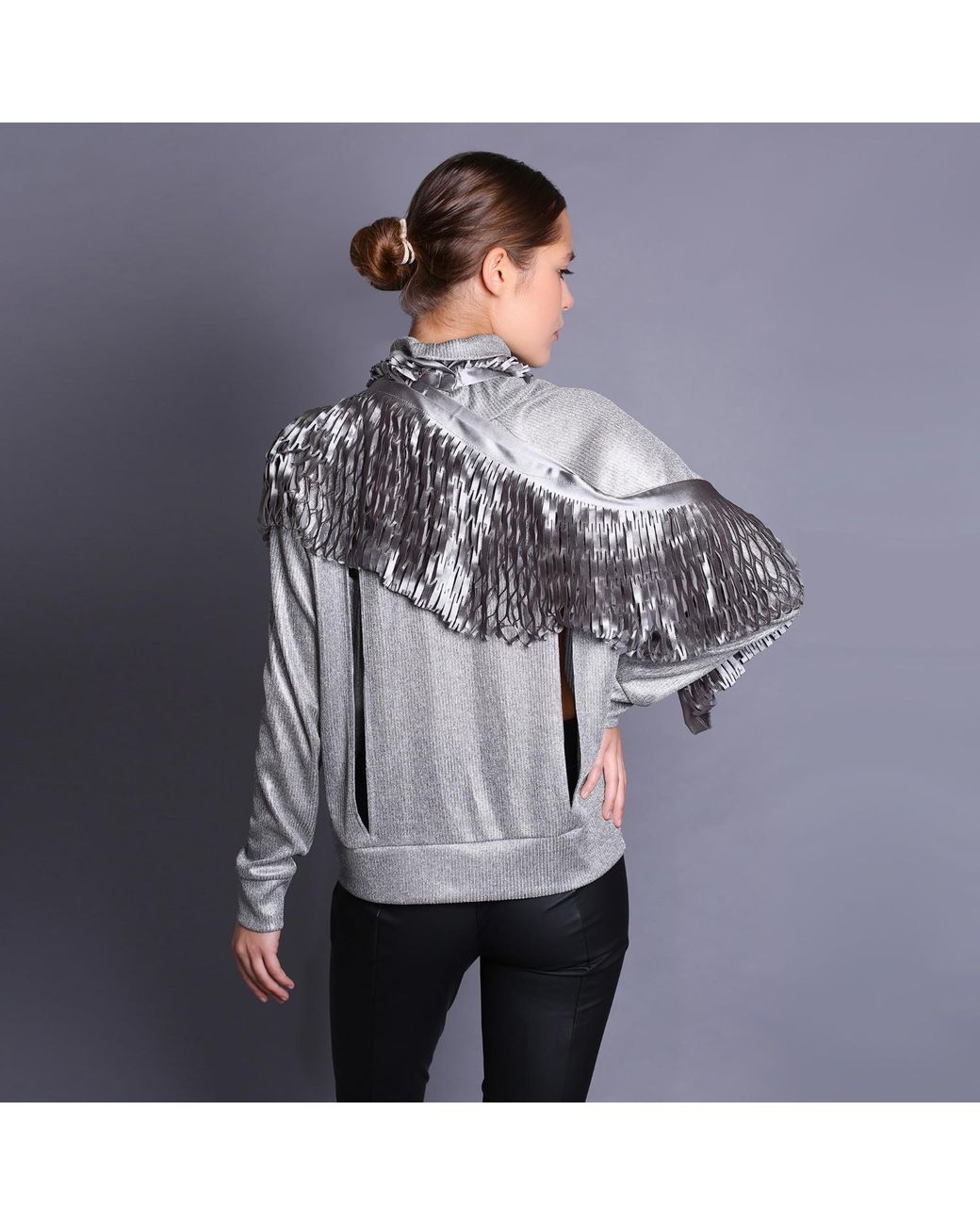 Silvia Serban Gray Multifunctional Accessory