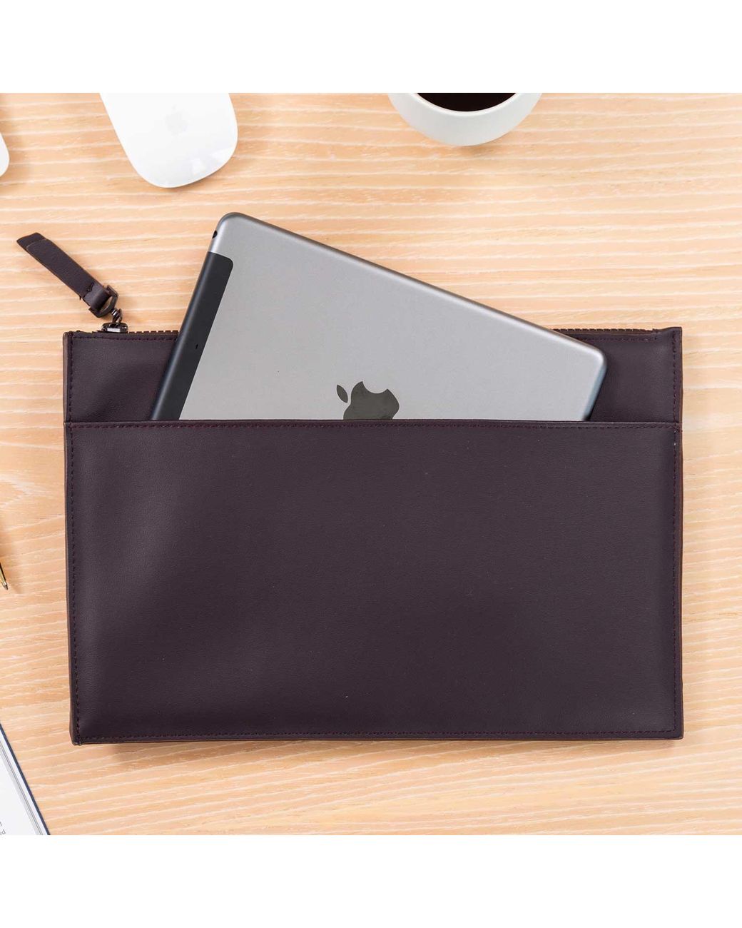 Pack'n Travel Purple Clutch Deep Plum