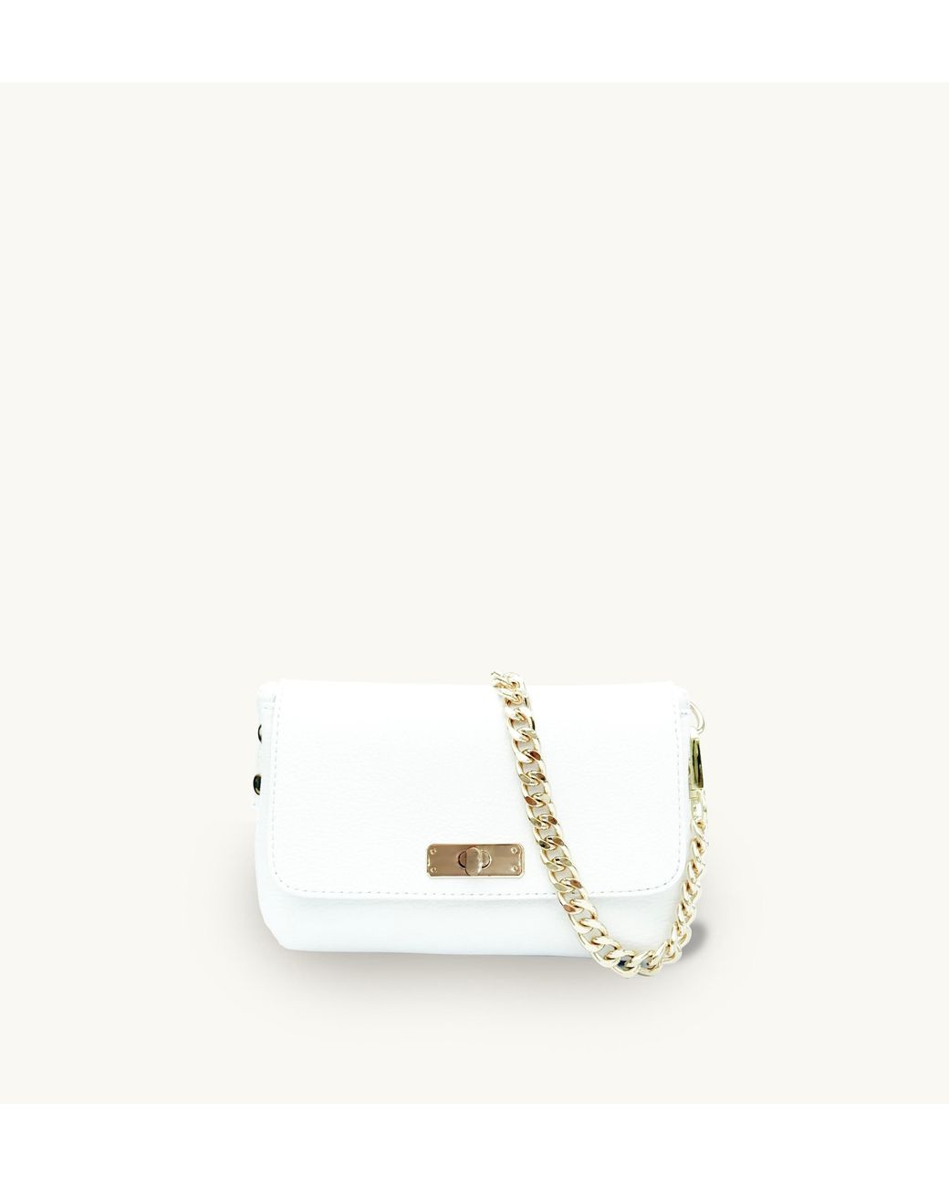 Apatchy London White The Maisie Mini Leather Bag