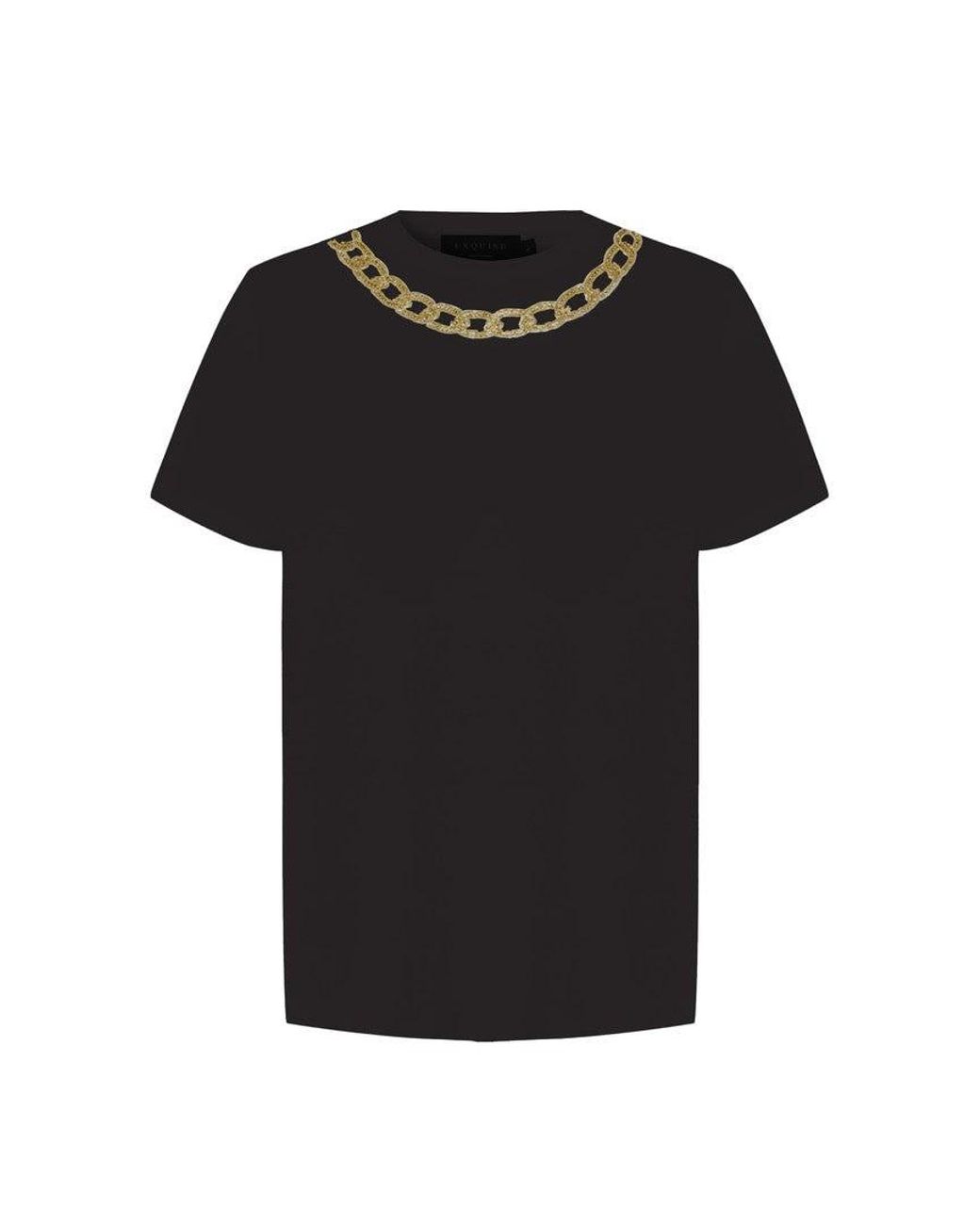 Exquise Black Harmony Jersey Tshirt