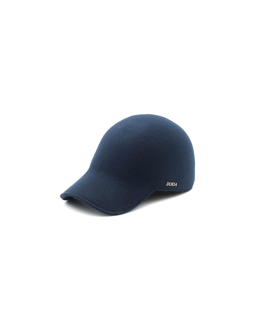 DORIA 1905 Blue Wool Felt Baseball Cap for men