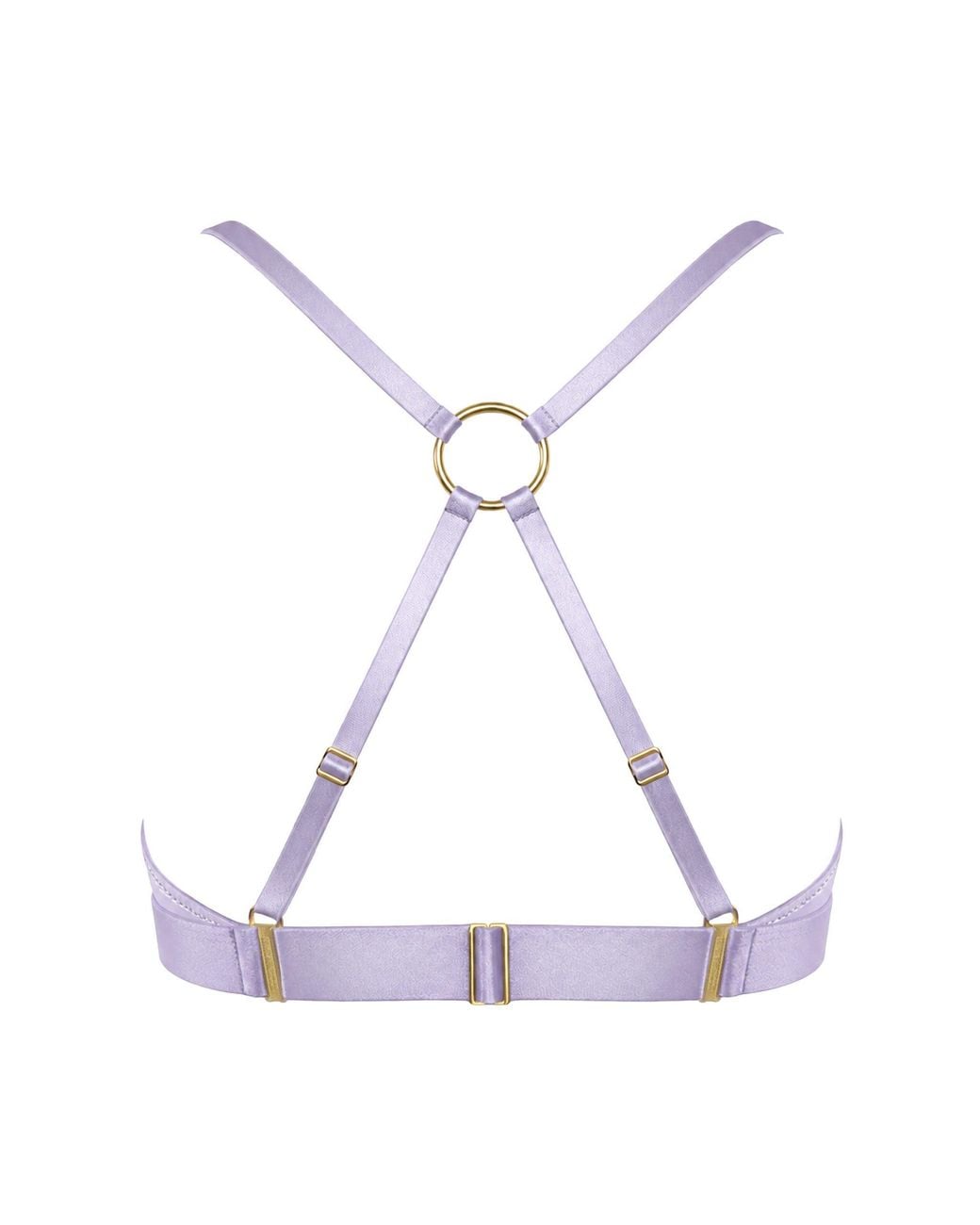 Somewhere Never Pink Miami Nice Triangle Bralette