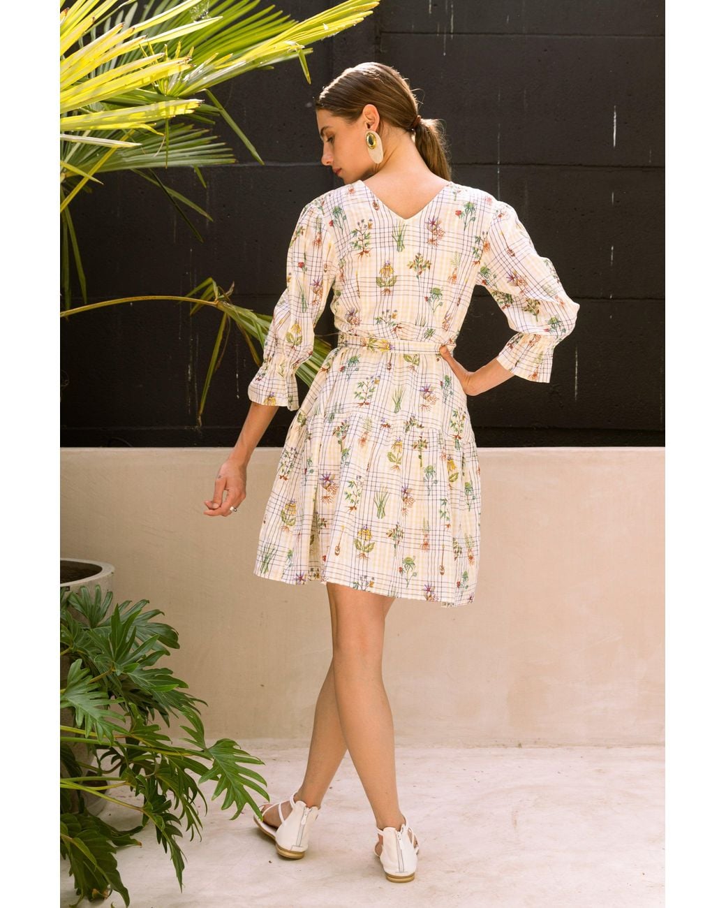 Em & Shi Natural Healing Herbs Wrap Dress