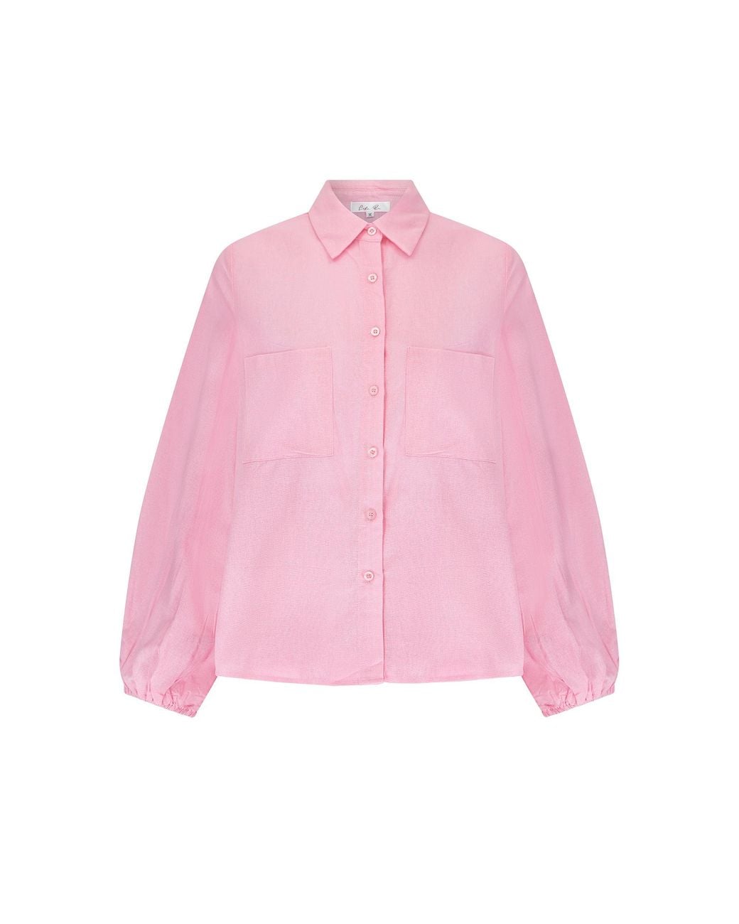 Lula-Ru Pink Carla Cotton Shirt Pinik