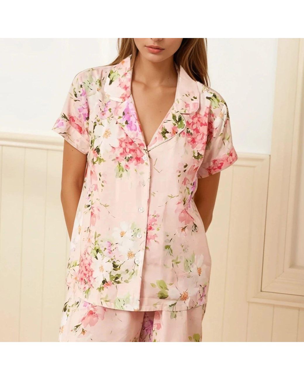 Yumi Kim Pink Beauty Rest Floral Pajama Set