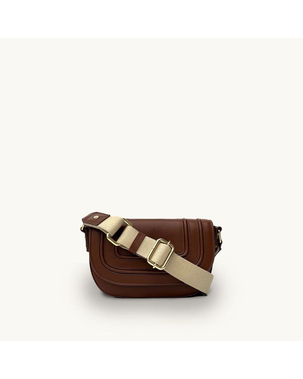 Apatchy London Brown The Mimi Tan Leather Bag