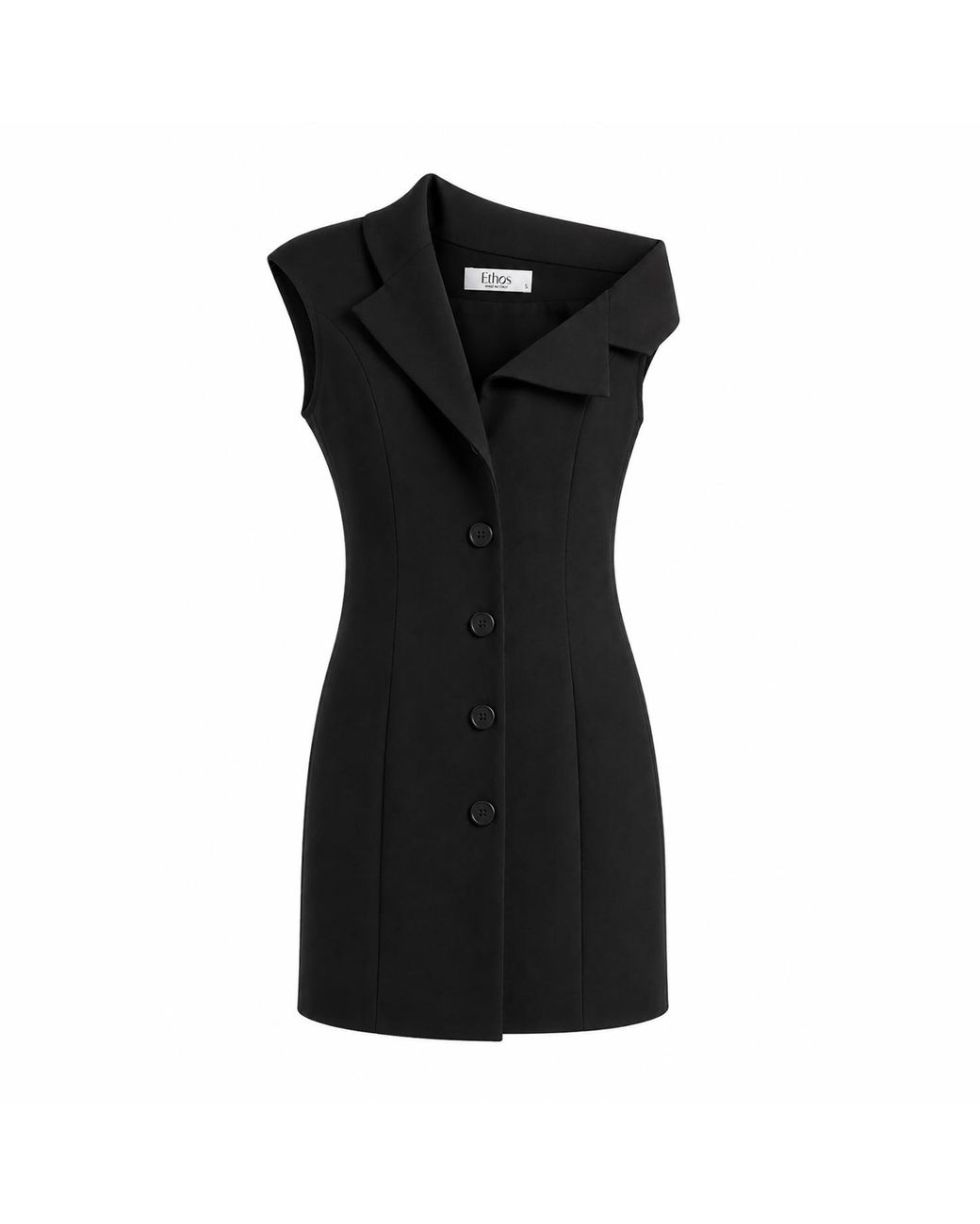 The Ethos Studio Black Lilith Mini Dress