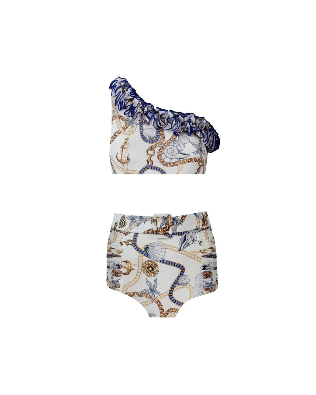 Nur Karaata Blue Alexis Tropezienne Bikini Set