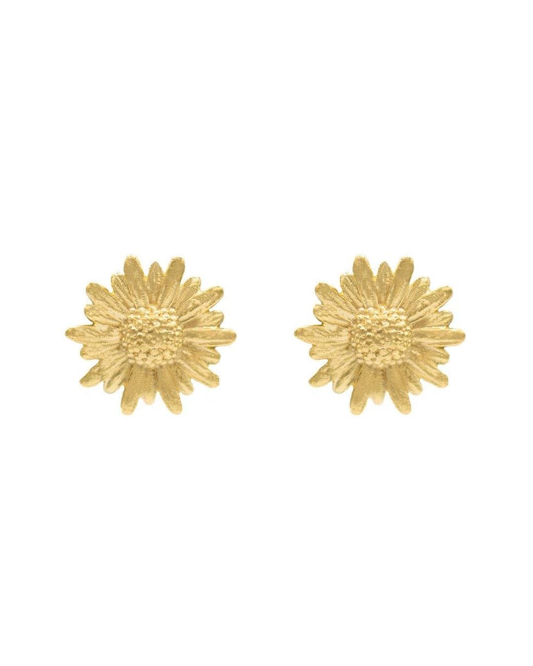 Marcia Moran Metallic Sunflower Stud Earrings