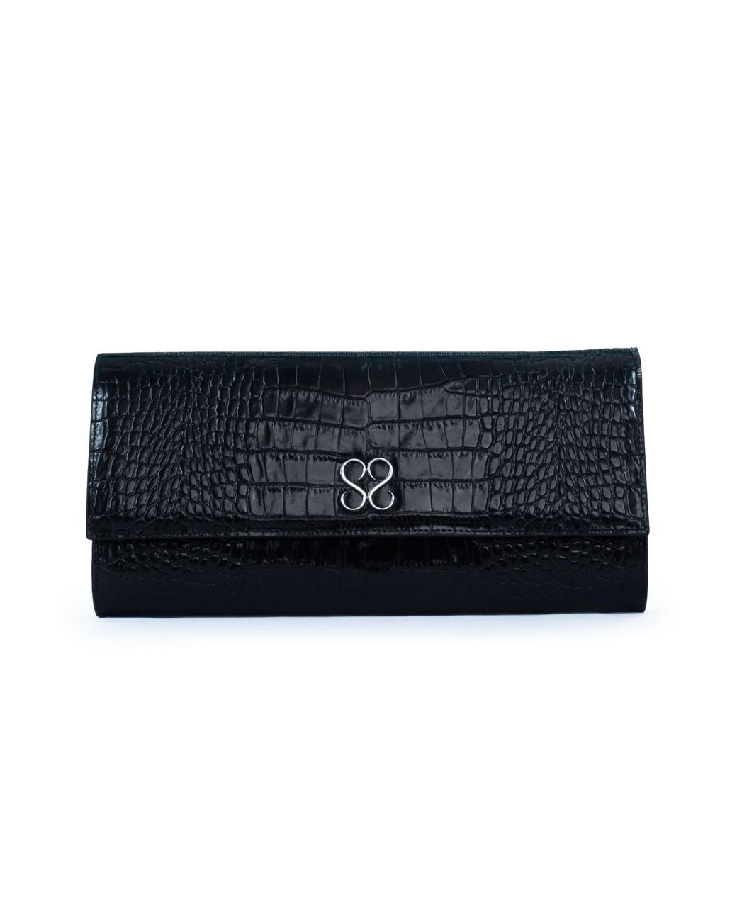 Stessa by Sarah Black The Valentina Croc Clutch