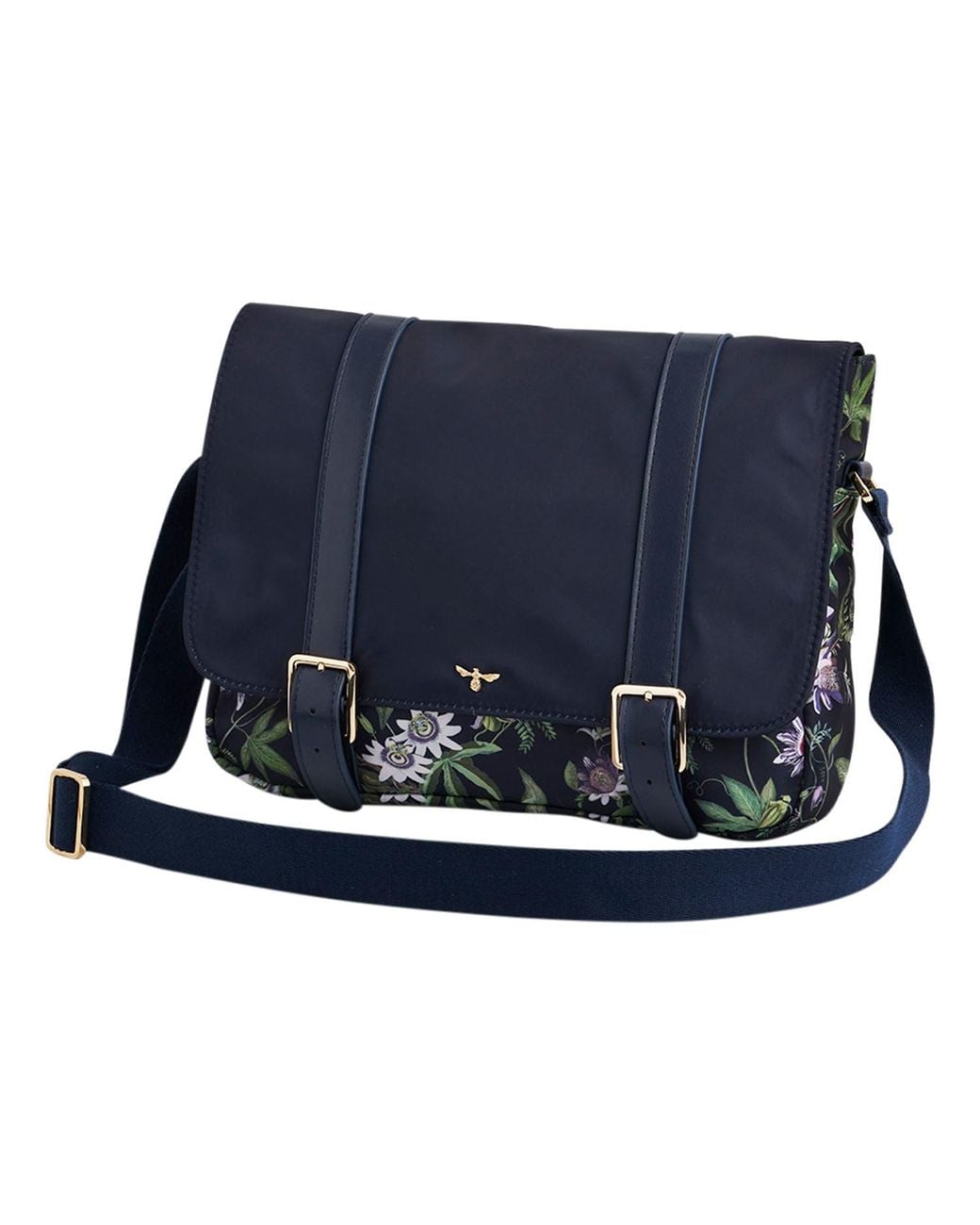 Fable England Blue Passion Flower Satchel