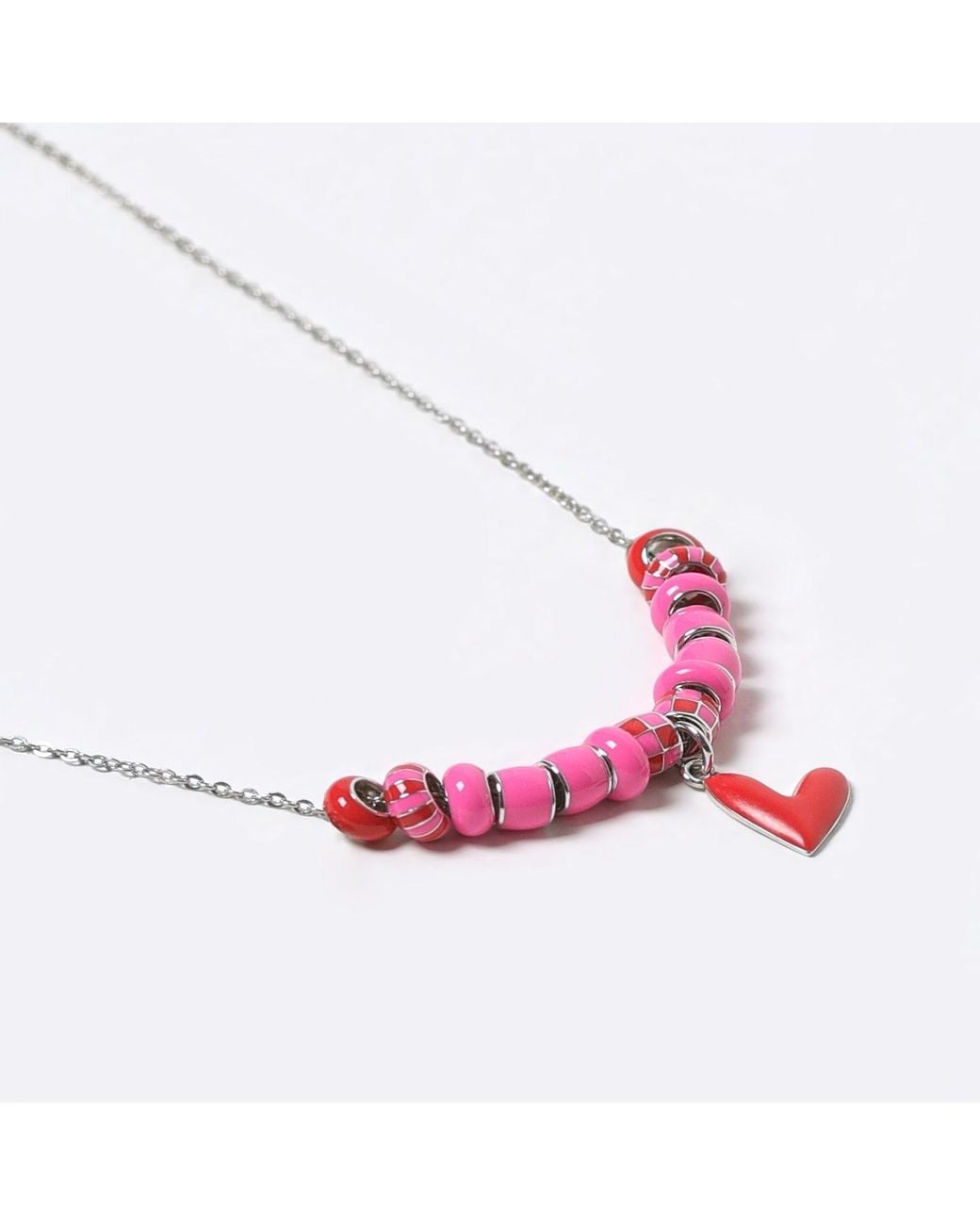 Pinnole Pink I Love You Necklace
