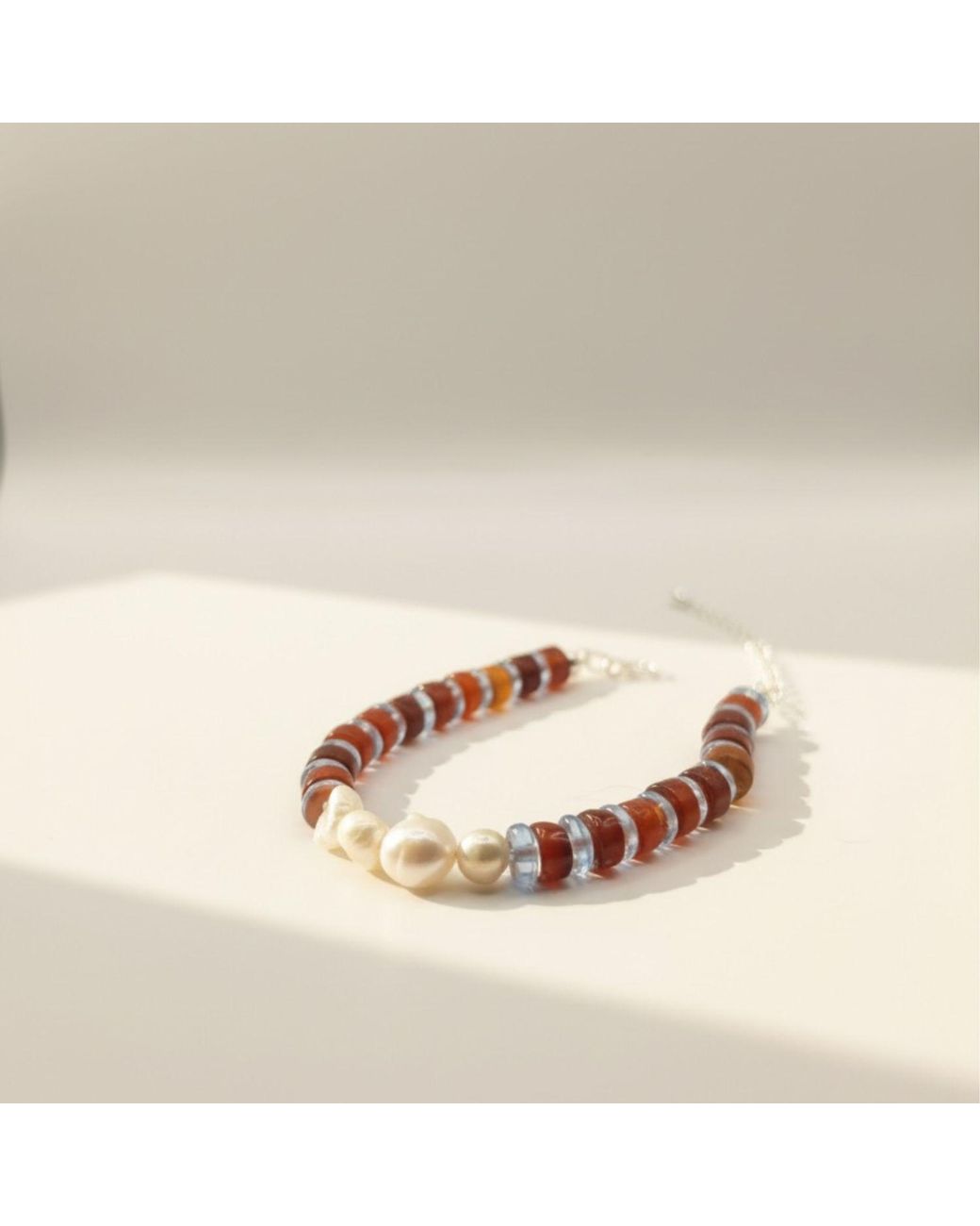 Skinny Mutt Brown Agate Coast Bracelet