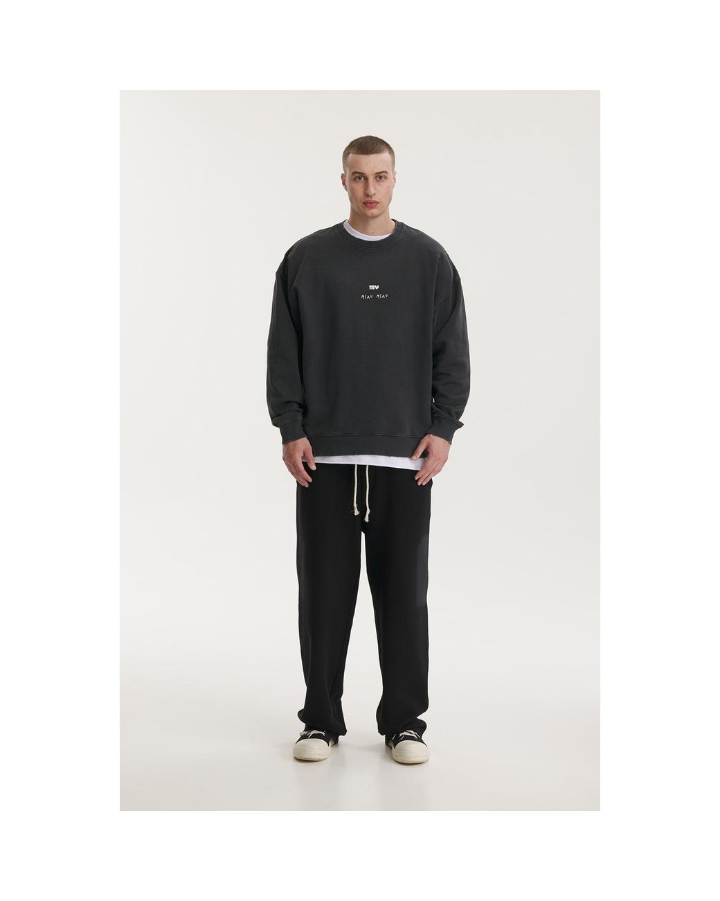 mysimplicated Black Miau Miau Mornings Sweater
