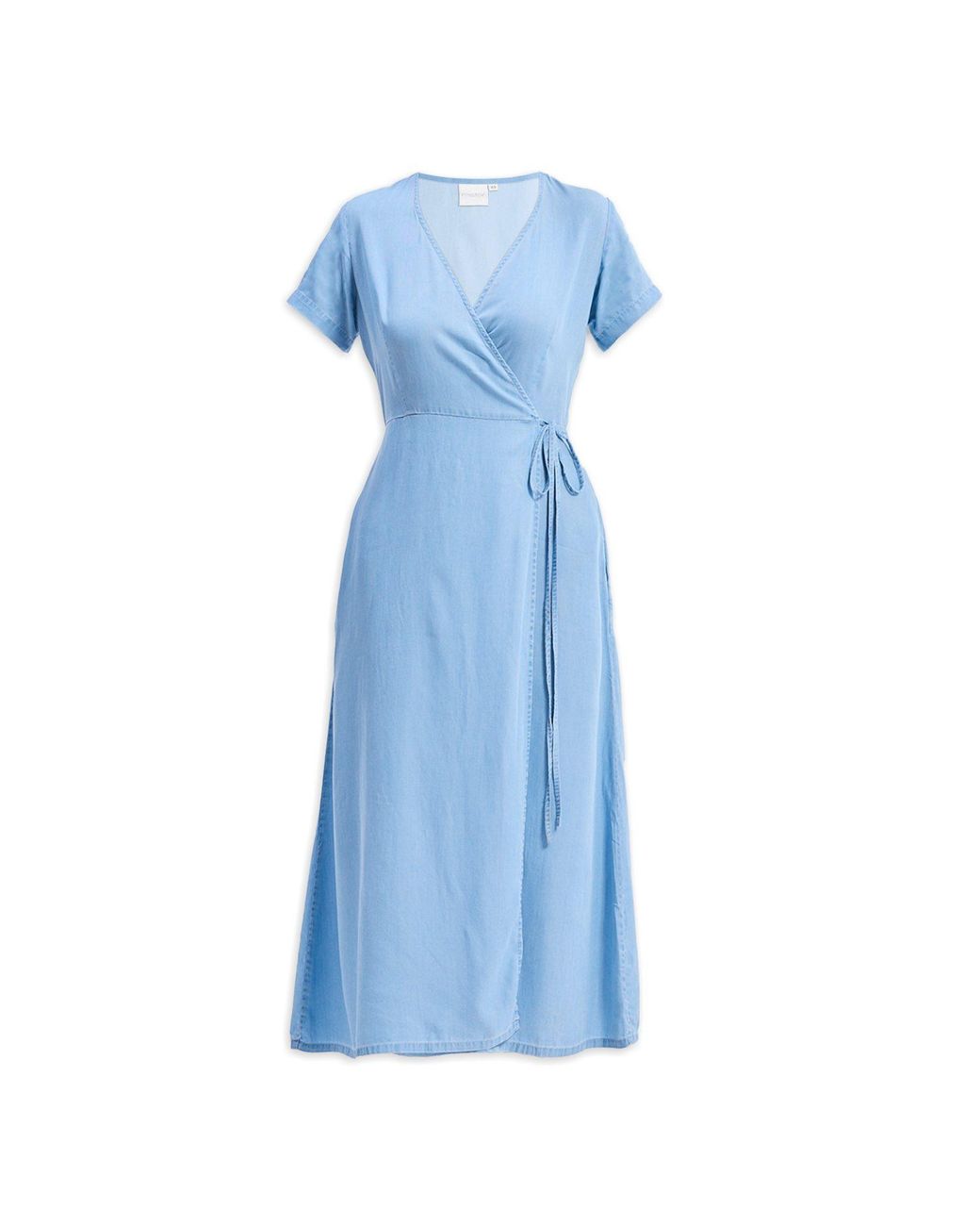 REISTOR Blue Maxi Wrap Dress