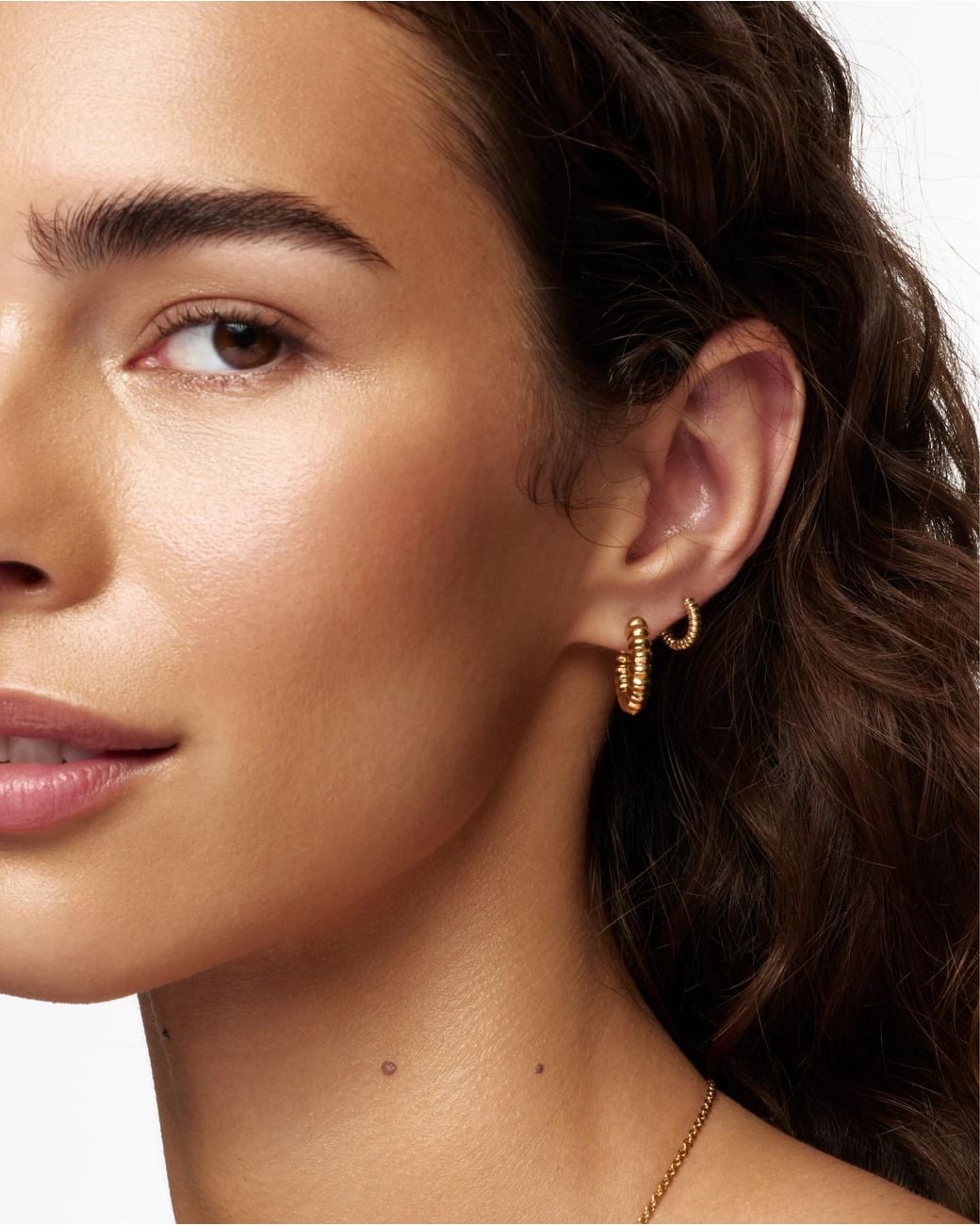 Stone Fruit Metallic Rind Hoops
