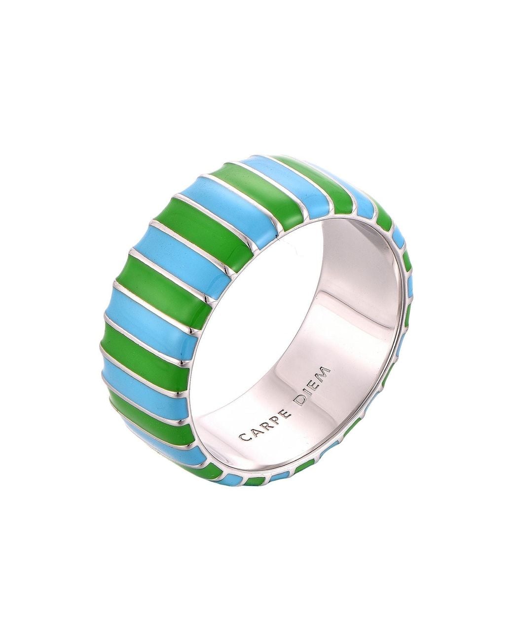 Pinnole Green Celeste & Thick Ring