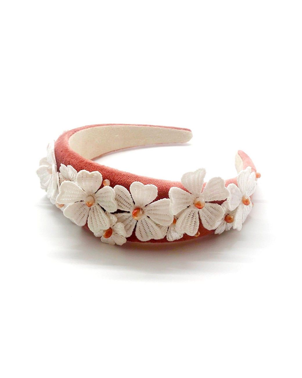 ADIBA Pink Magnolia Handmade Headband
