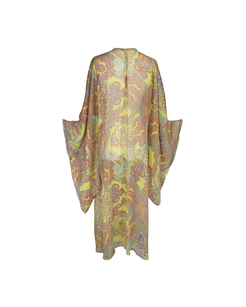 Jennafer Grace Metallic Peridot Paisley Kimono
