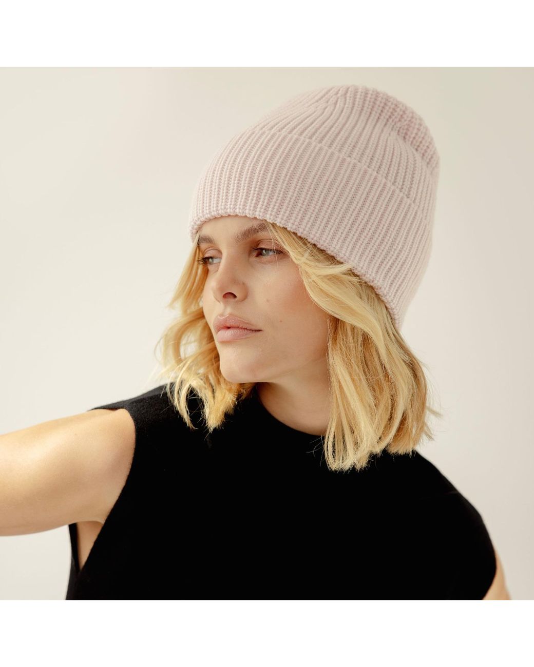 Arctic Fox & Co. Pink The Merino Wool Beanie
