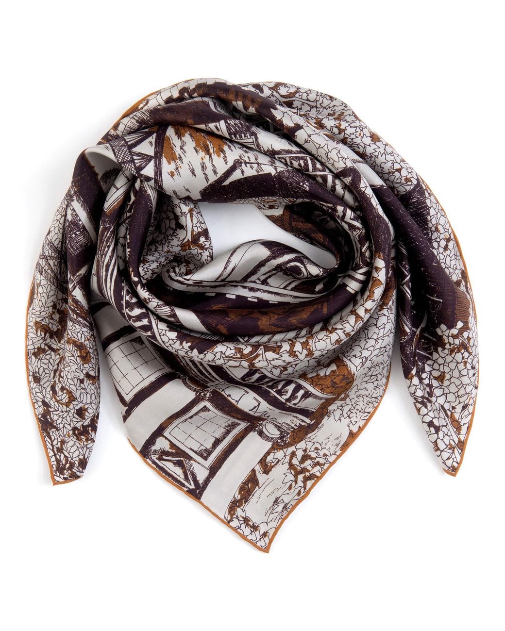 Richard Allan London Multicolor London Silk Scarf