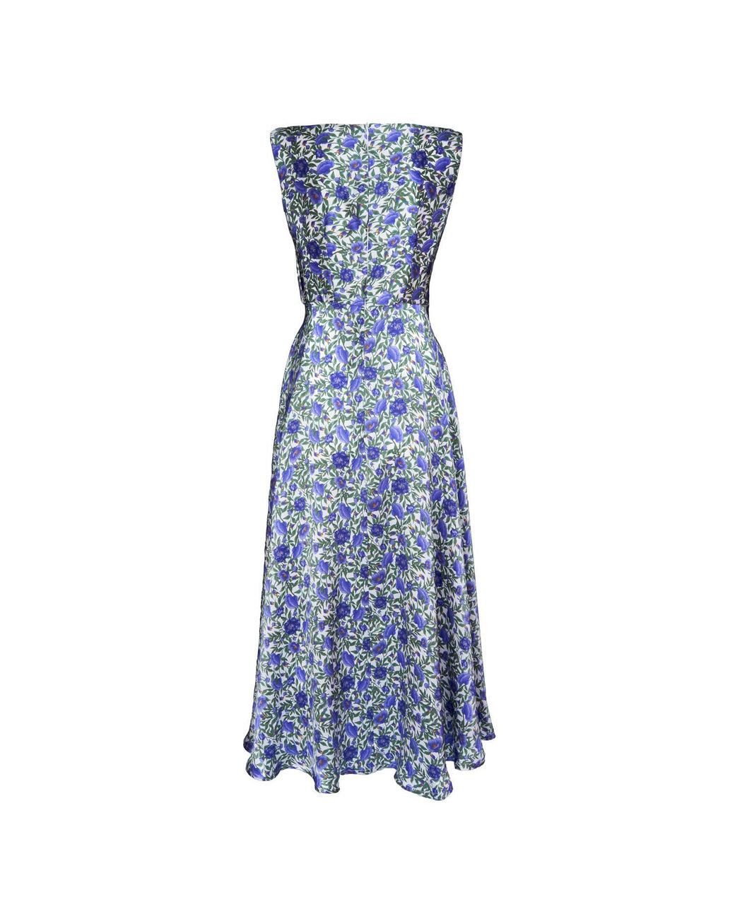 Sofia Tsereteli Blue Botanica Evening Dress