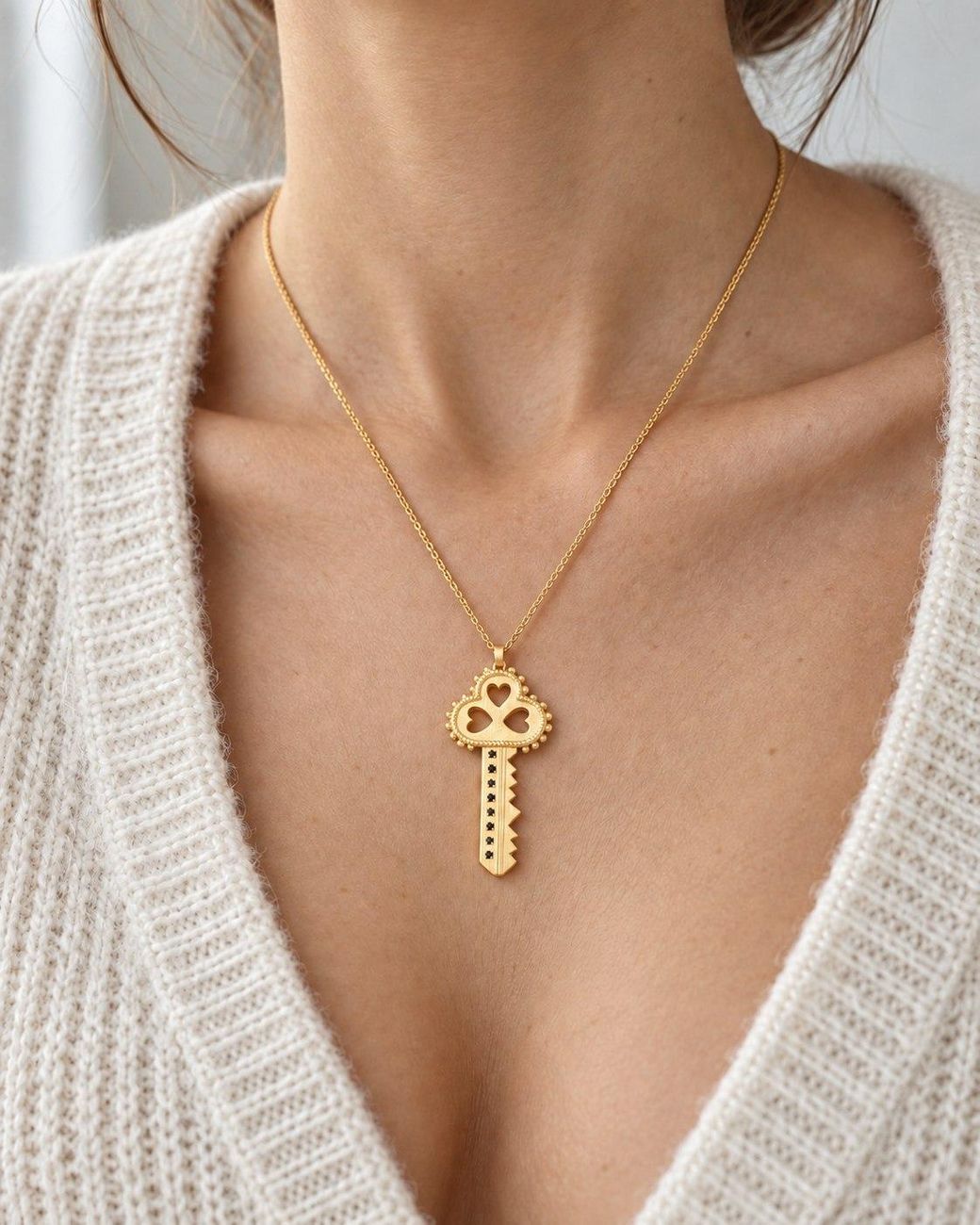Carolina Benoit Metallic The Lovekey Theory — Key Of Courage
